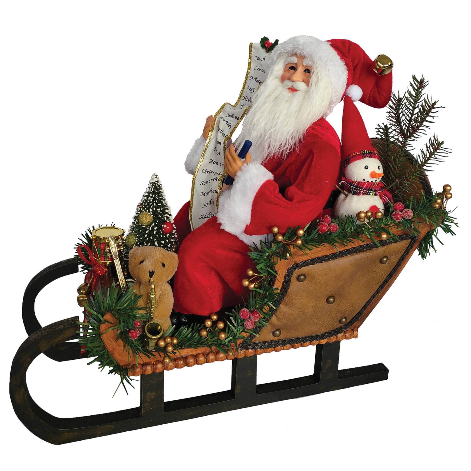 Santa's Workshop 17" Santa Sleigh Delivery